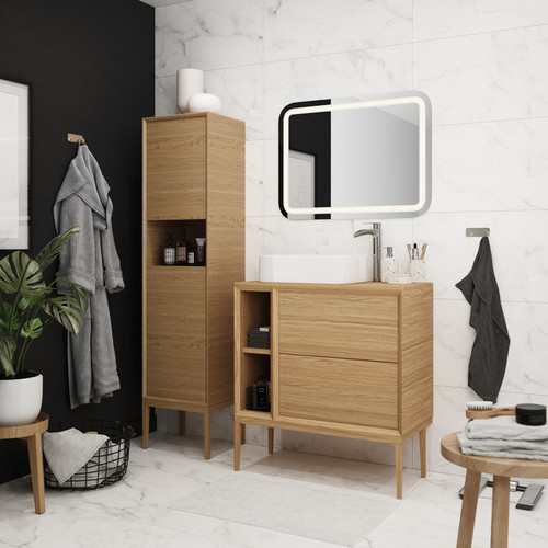 Cooke&Lewis Mirror with LED Lighting Charlestown 60 x 80 cm