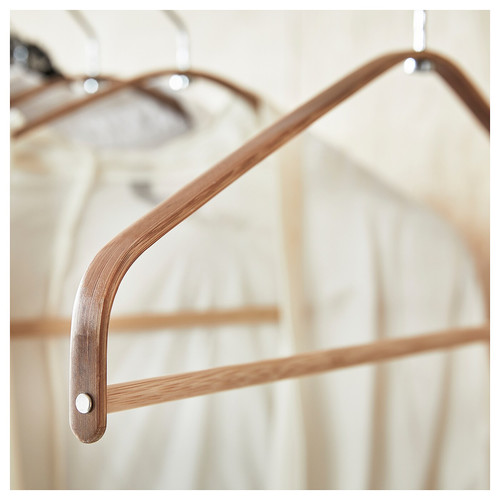 HÖSVANS Hanger, bamboo, 5 pack