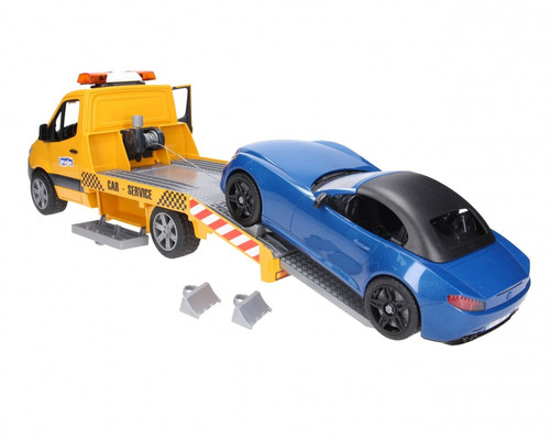 Bruder MB Sprinter Car Transporter & Roadster 3+