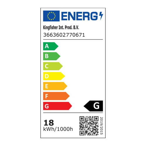 LED Celing Light Colours Aius 1200lm, nickel effect