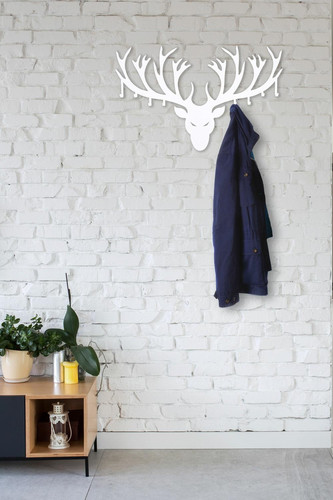 Wall Hanger Antlers, white