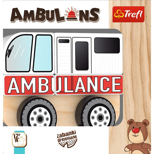 Trefl Wooden Ambulance 12m+