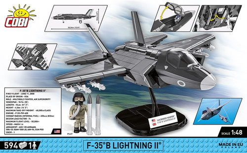 Cobi Blocks Armed Forces F-35B Lightning II 594pcs 8+