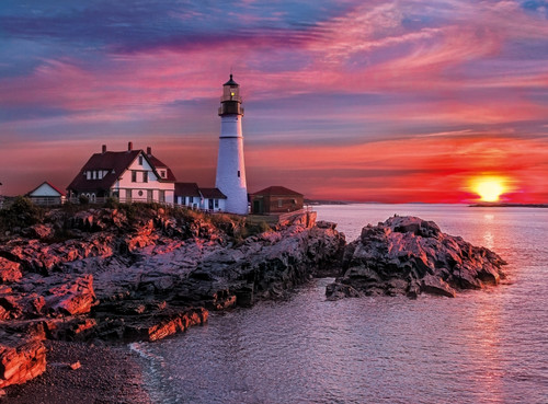 Clementoni Jigsaw Puzzle Lighthouse in Portland 500pcs 14+