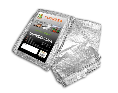 Bradas Tarpaulin Silver/Grey, assorted colours, 120g  6* 8m