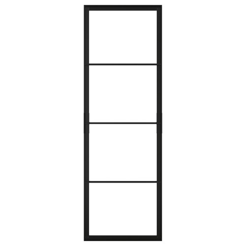 SKYTTA Sliding door frame, black, 77x231 cm