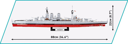 Cobi Blocks HMS Hood 2613pcs 10+