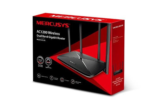 TP-Link Router 1xWAN 3xLAN-1Gb Mercusys AC12G