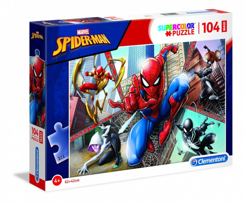 Clementoni Supercolor Children's Puzzle Marvel Spider-Man 104pcs 4+