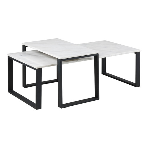 Set of Coffee Tables Nest Tables Katrine, white
