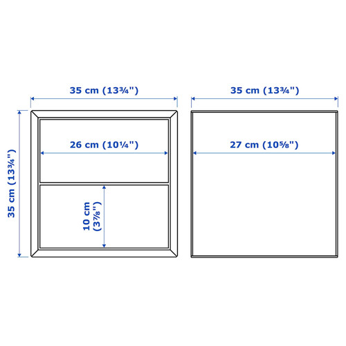 EKET Wall-mounted cabinet combination, dark gray, 175x35x70 cm