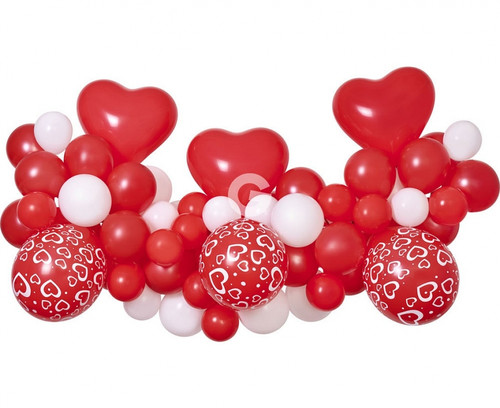 DIY Balloon Garland Kit 65pcs, Love