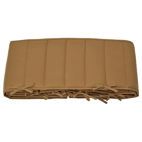 GULDVÄVARE Bumper pad, dark yellow, 60x120 cm