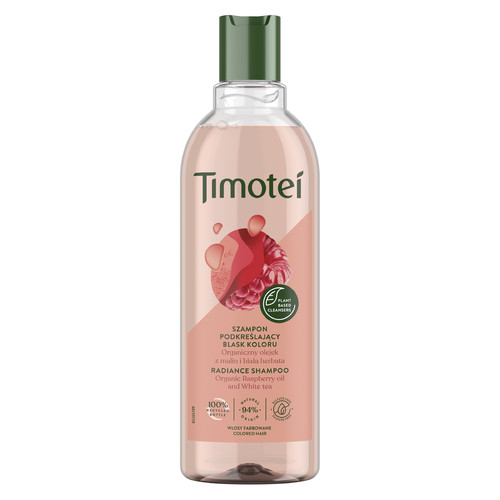 TIMOTEI Radiance Shampoo for Colored Hair 94% Natural 400 ml