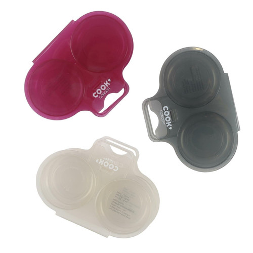 Silicone Microwave Egg Poacher, grey