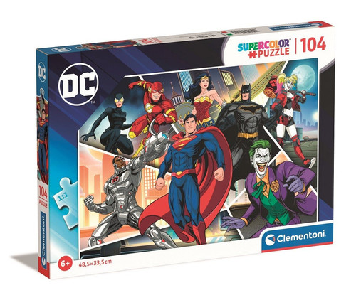 Clementoni Children's Puzzle DC Comics 104pcs 6+