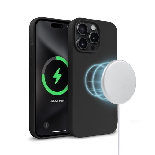 CRONG Phone Case iPhone 15 Pro MagSafe, black