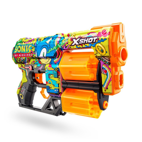 ZURU X-Shot Launcher Skins Dread Sonic the Hedgehog 8+