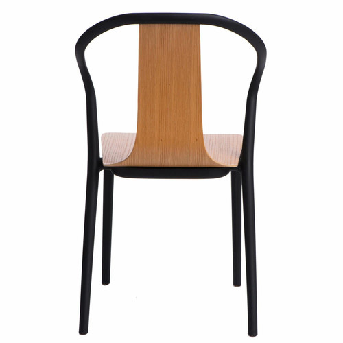 Chair Bella, black/natural