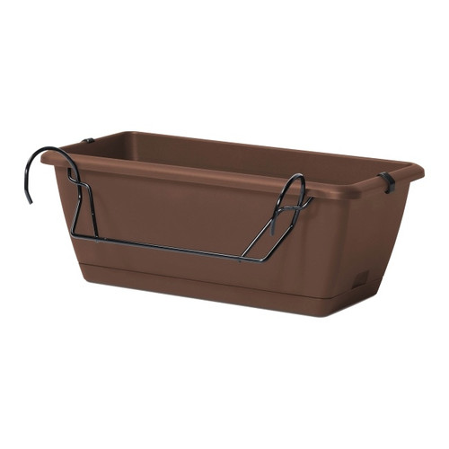 Balcony Hanging Plant Pot Respana 40 cm, brown