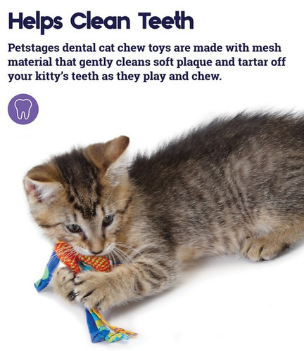 Petstages Cat Toys Dental Health Pair Chews