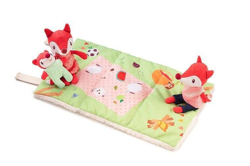 LILLIPUTIENS - Mini - cuddly fox family with a folding mat Alice the Fox 2+