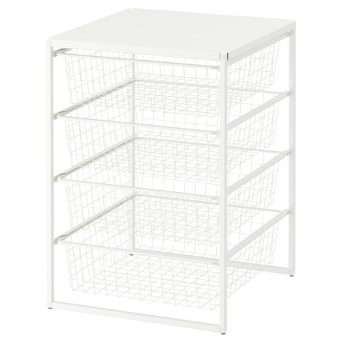 JONAXEL Frame/wire baskets/top shelf, 50x51x70 cm