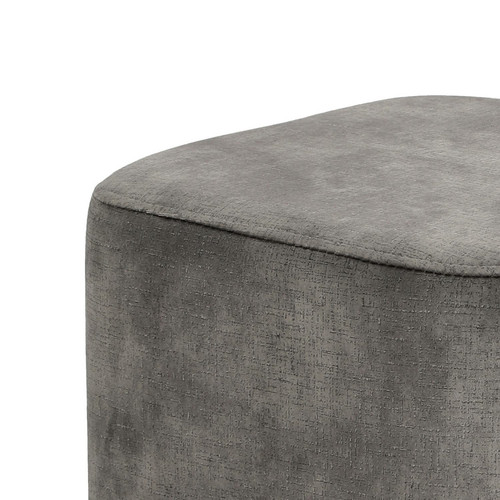 Pouffe Izbit Velvet, light grey