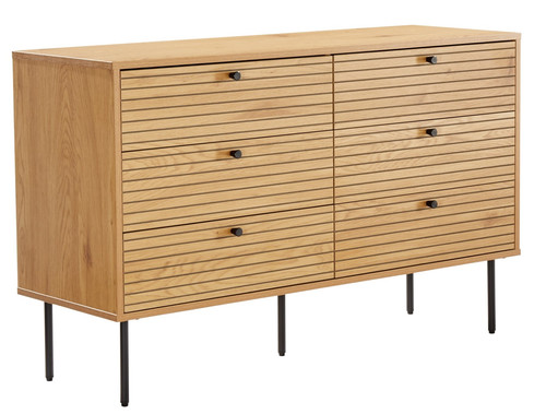 Chest of Drawers Lattes, oak-look