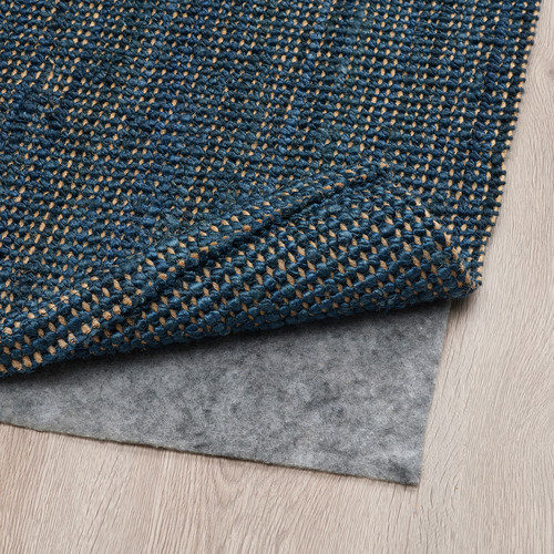 LANDBANA Rug, flatwoven, dark blue, 160x230 cm