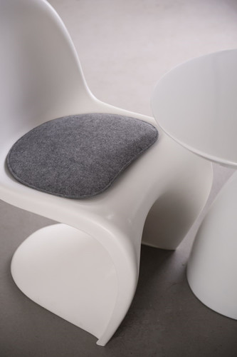 Felt Chair Cushion Balance, light grey