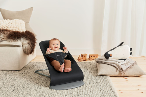 BABYBJÖRN Bouncer Bliss WOVEN, Black