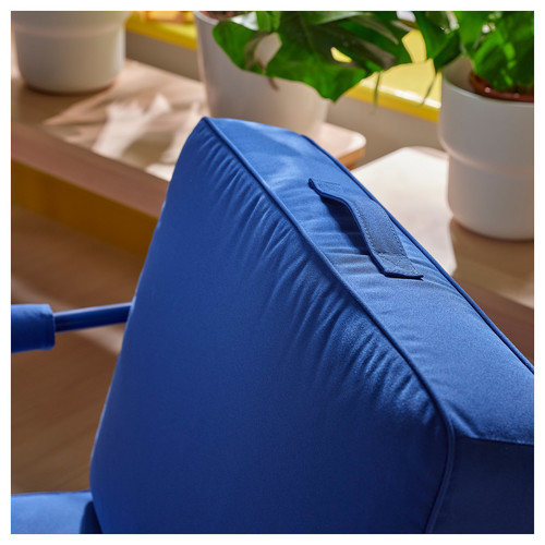 BRÄNNBOLL Gaming lounge chair, Knisa bright blue