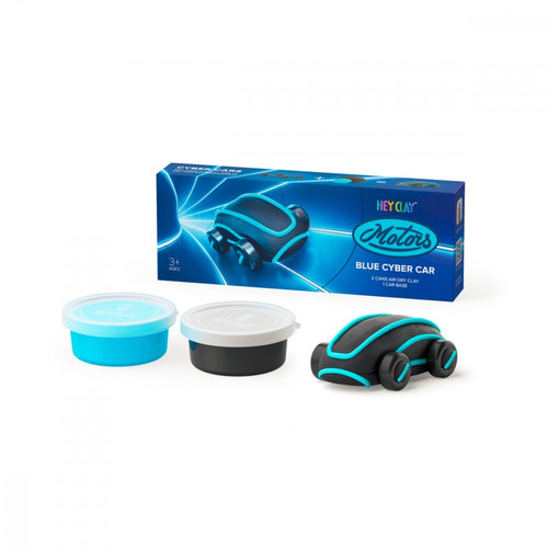 Hey Clay Blue Cyber Car 3+