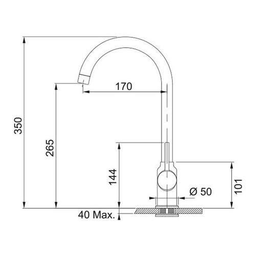 Franke Sink Mixer Tap Pola, chrome