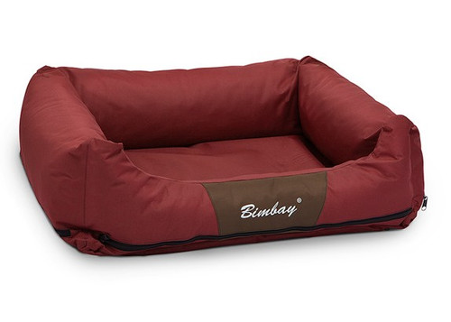 Bimbay Dog Couch Lair Cover Size 4 125x90cm, dark red