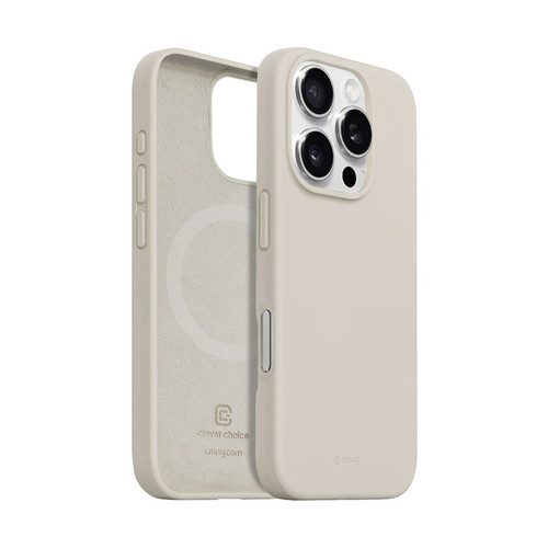CRONG Phone Case iPhone 16 Pro MagSafe Color Cover, beige