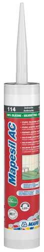 Mapei Silicone Mapesil AC 310ml 114 anthracite