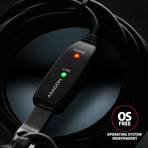 AXAGON USB Cable ADR-215 USB 2.0 A-M -> A-F act 15m