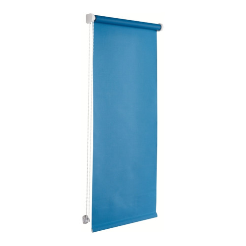 Plain Blackout Roller Blind Colours Boreas 40x180cm, blue