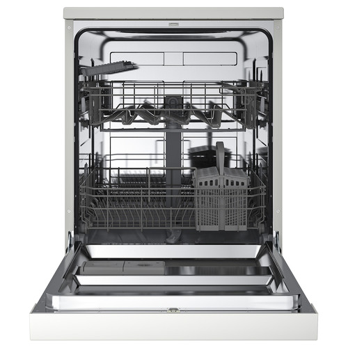 LAGAN Freestanding dishwasher, white
