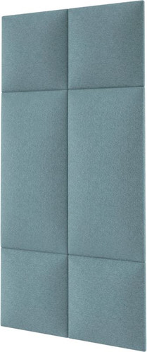 Upholstered Wall Panel Stegu Mollis Rectangle 60 x 30 cm, light blue