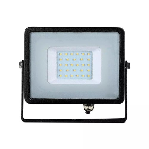 V-TAC Floodlight LED 30 W 6400K 2400lm, black