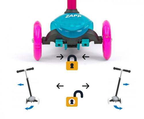 Milly Mally Scooter Zapp Deep Blue 3+