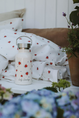 Vanilla Copenhagen Insulated Water Bottle 350ml Lady Lovebug