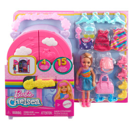 Barbie Chelsea Doll & Closet Toy Playset HXN03 3+