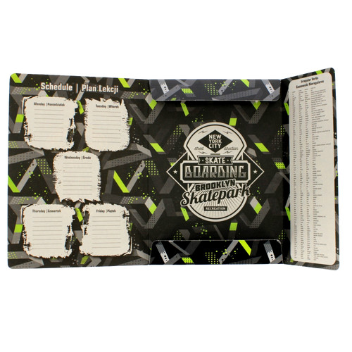 Paper Folder with Elastic Band A4 Skate 10-pack, assorted patterns