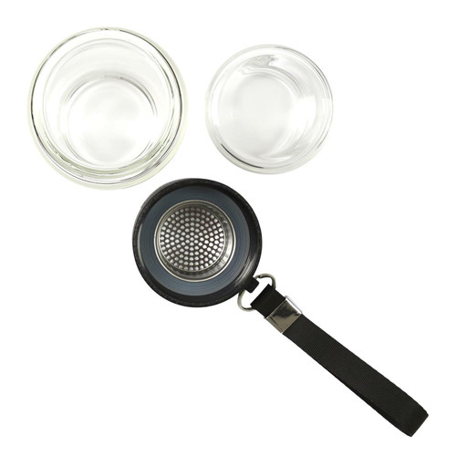 Double Wall Glass Bottle with Infuser