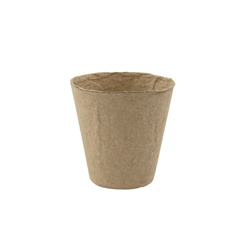 GoodHome Natural Paper Pulp Plant Pot 6cm 48pcs