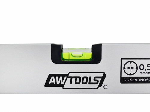 AW Aluminium Spirit Level Bubble Level 100cm